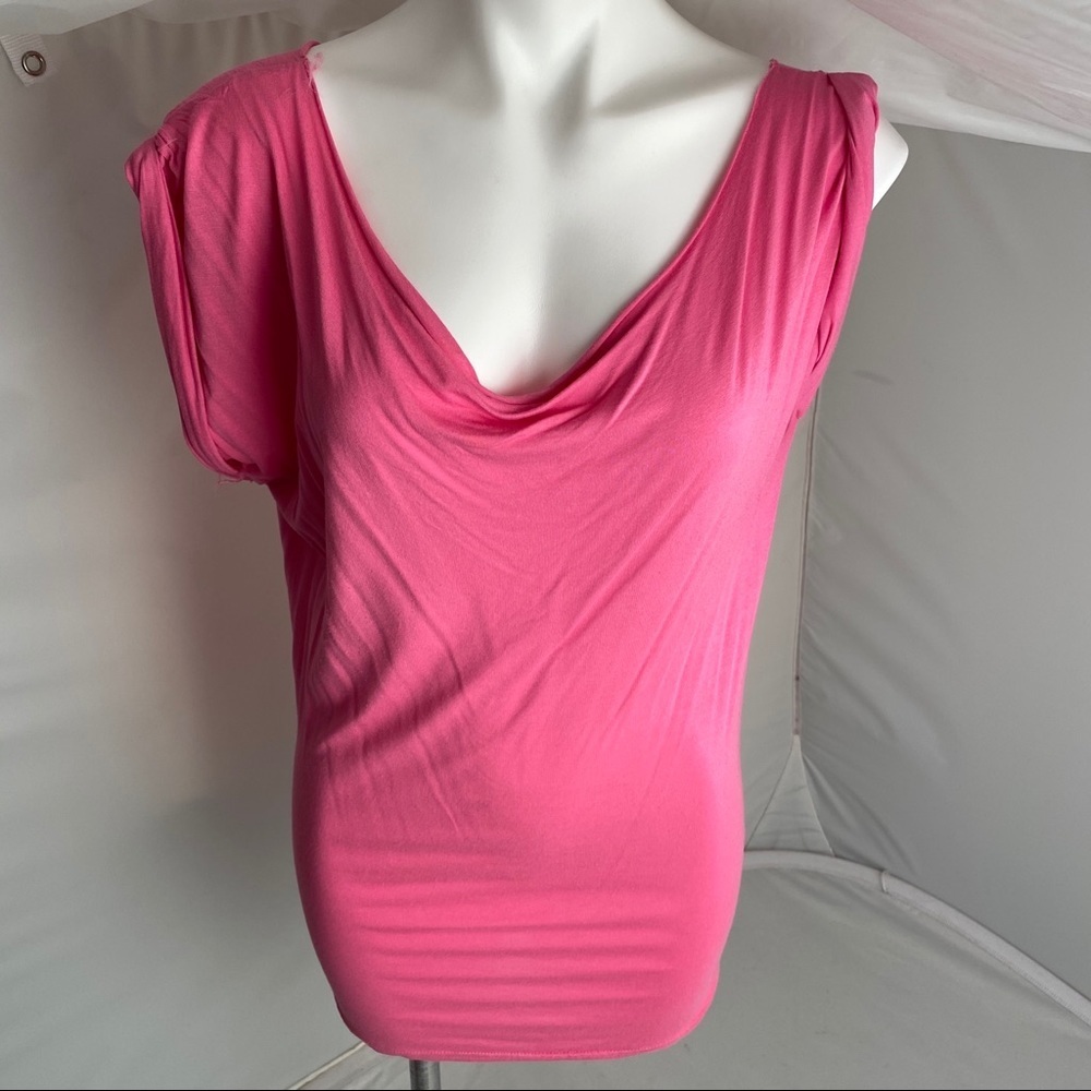Diab’less Paris pink asymmetrical top